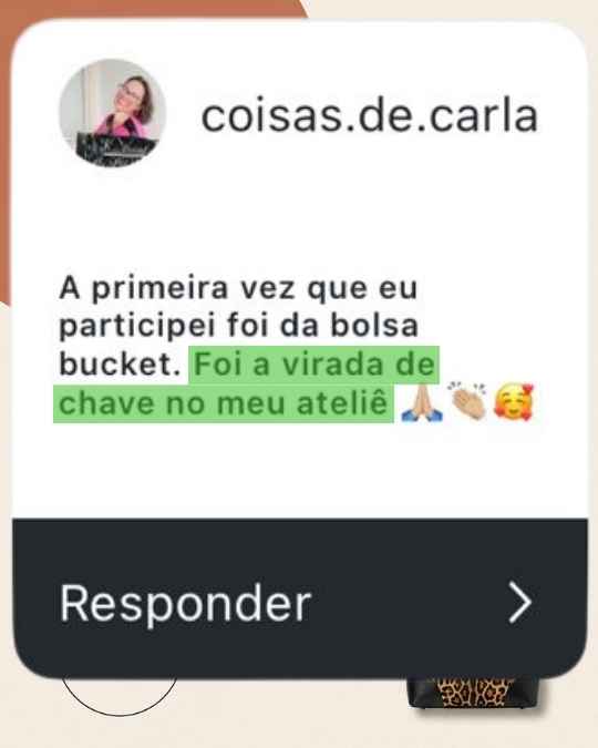 Depoimento de aluna 5
