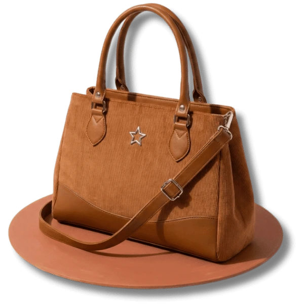 Bolsa Alma estruturada com acabamento de loja